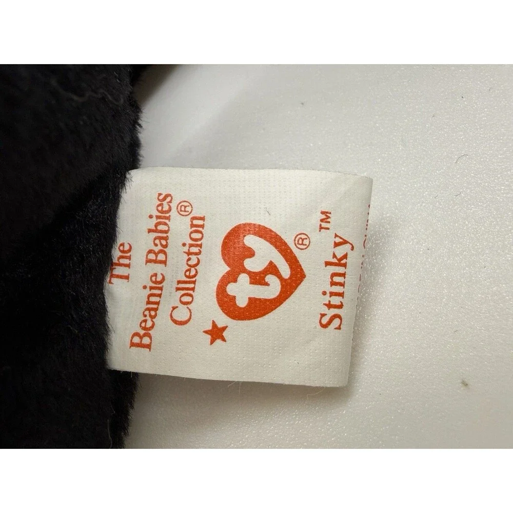Ty Beanie Baby Stinky Skunk 4017 Plush Retired 1995 DOB No Tags Vintage